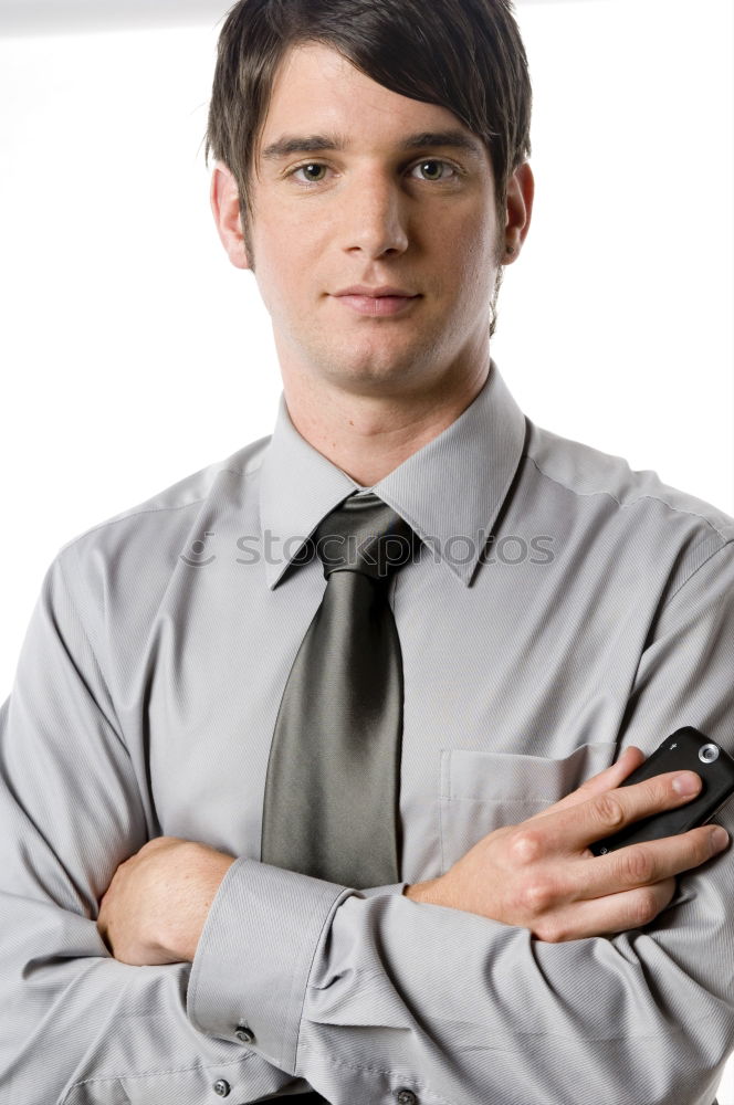 Similar – Businessman in urban background wearing blue suit