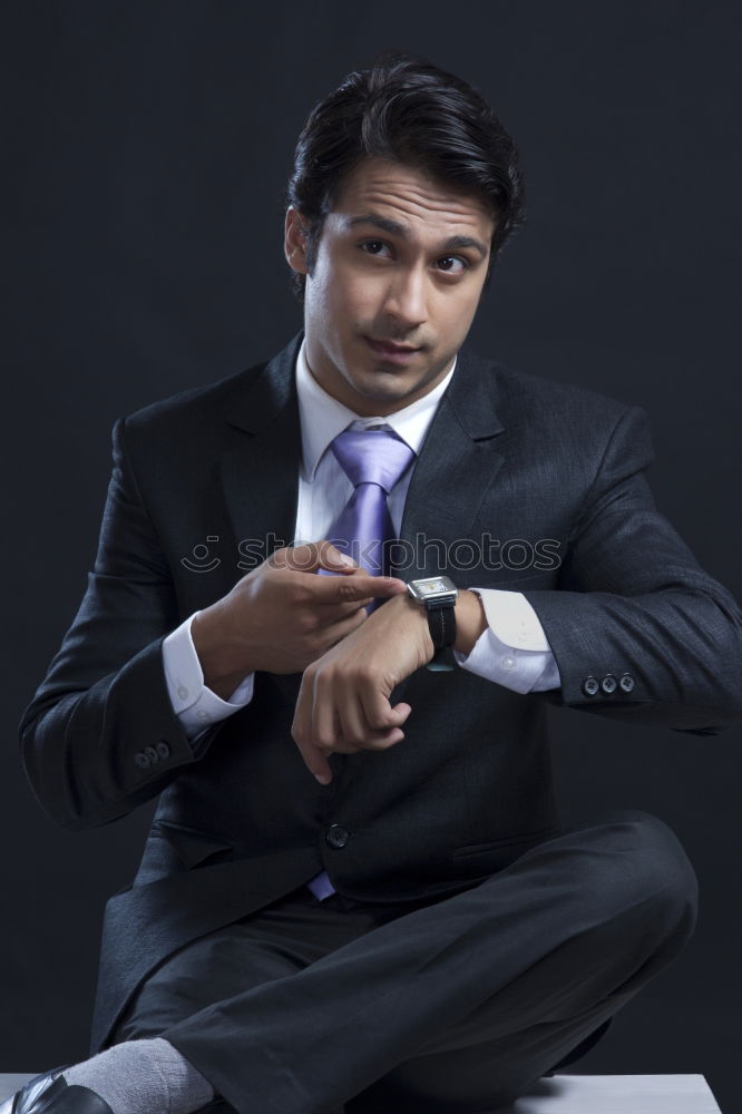 Image, Stock Photo Elegant Young Businessman in the Street