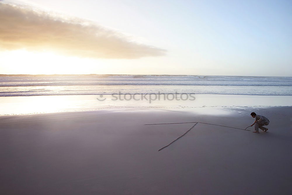 Similar – Hund am Strand Meer