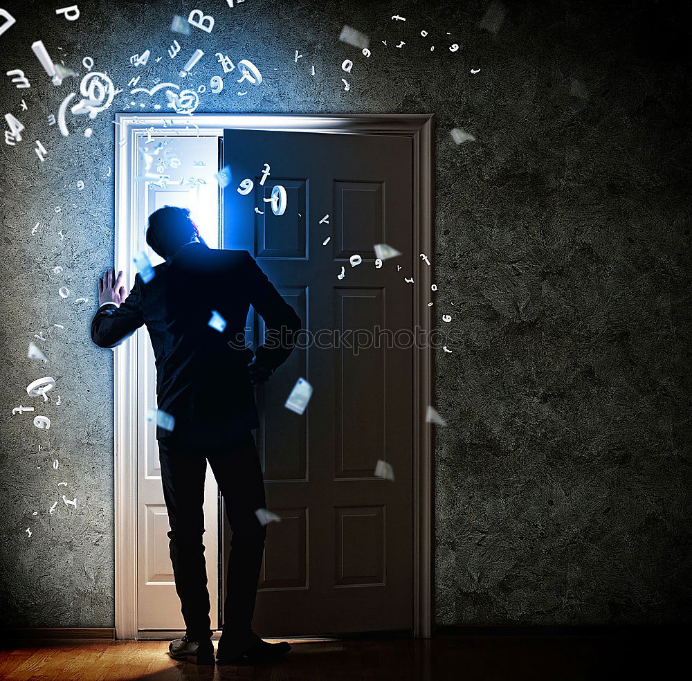 Similar – Foto Bild schikane Mann Silhouette