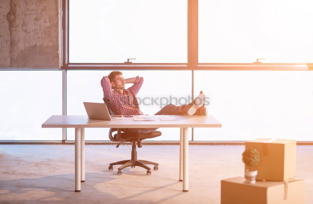 Similar – Image, Stock Photo Young African Businessman Working.
