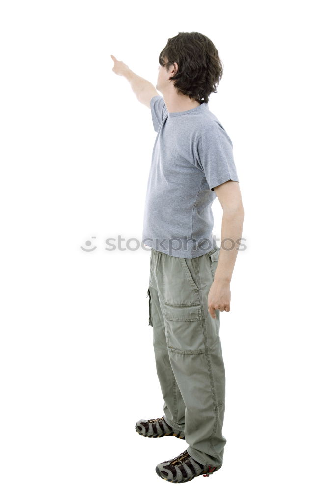 Similar – Image, Stock Photo Woman with monkey mask posing against a yellow background