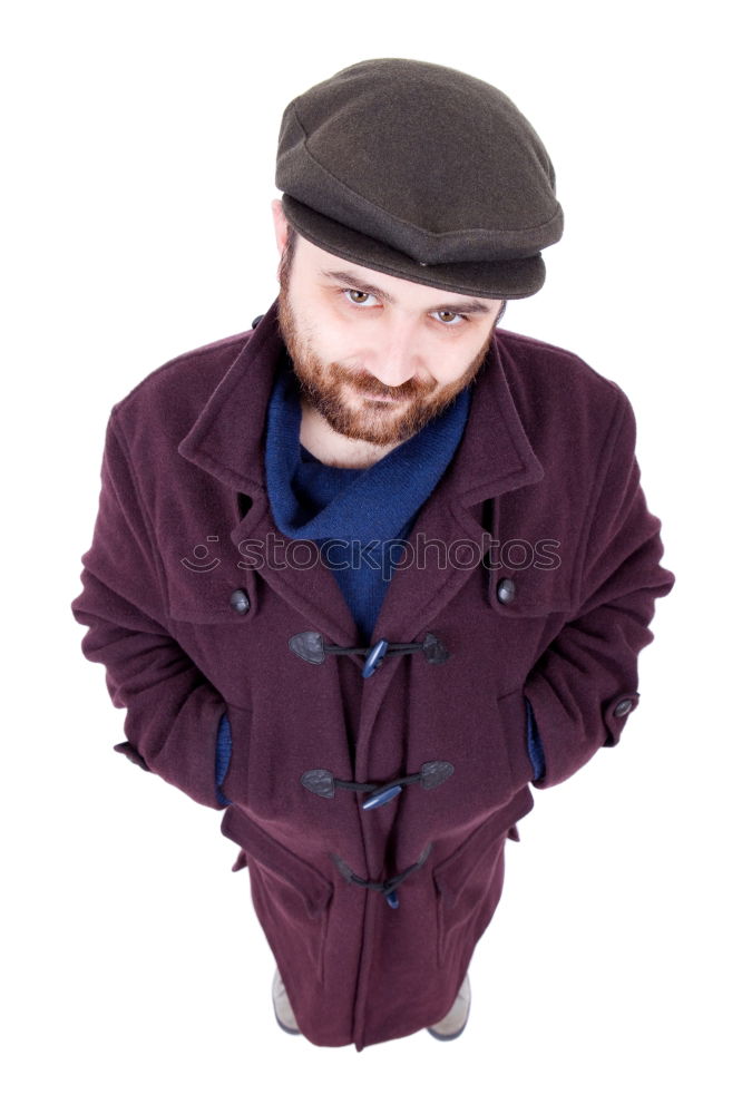 Similar – Image, Stock Photo Portrait of a hipster guy putting silly face