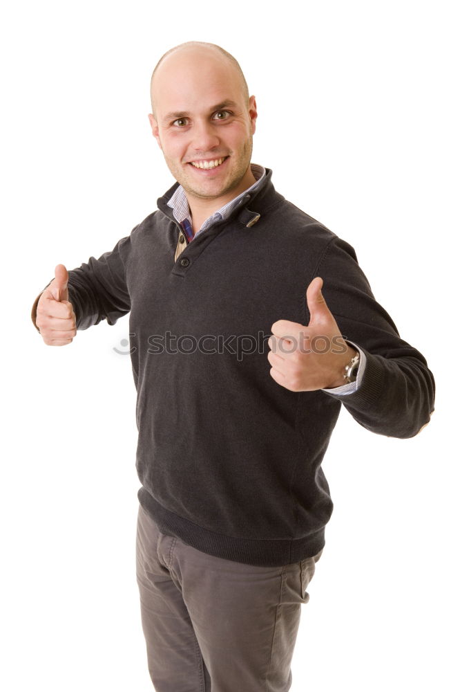 Similar – Image, Stock Photo Man throwing hat on wall