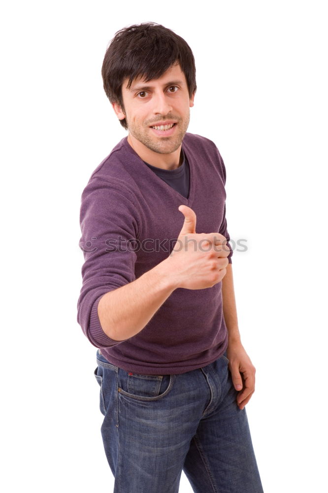 Similar – Image, Stock Photo Senior Man Exercising In Park