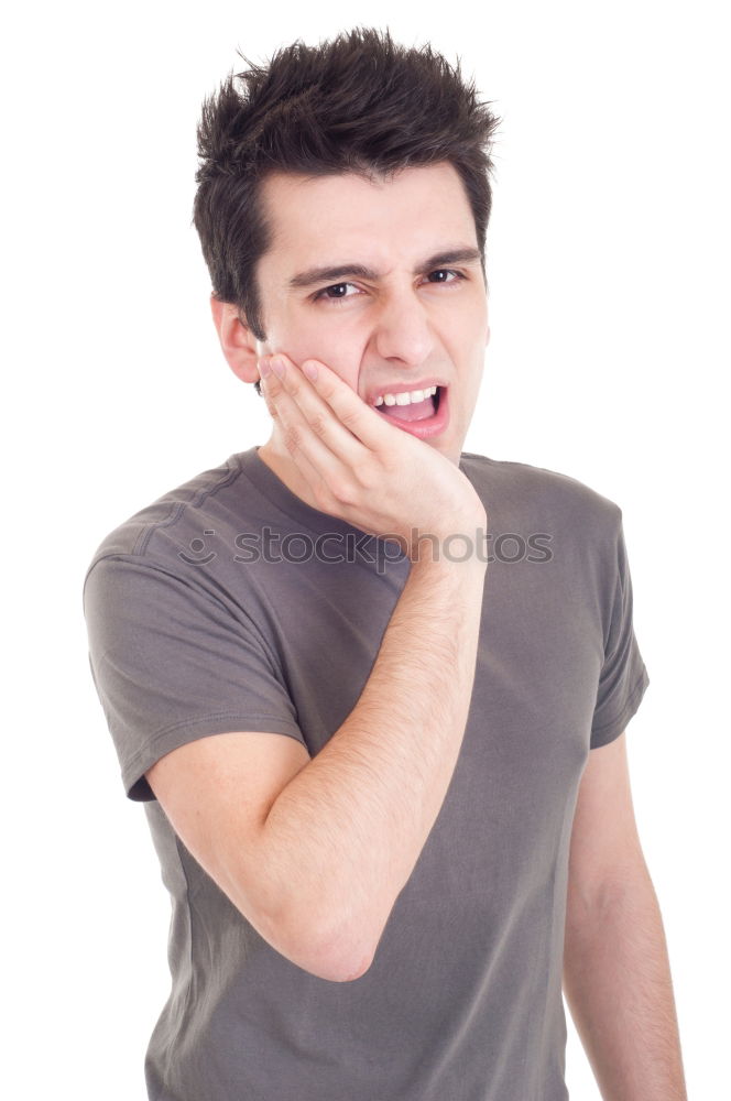 Similar – Image, Stock Photo Young man eats fresh fish