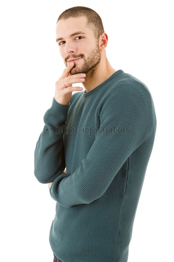Similar – Image, Stock Photo Confident attractive mulatto man smoking a cigarrette