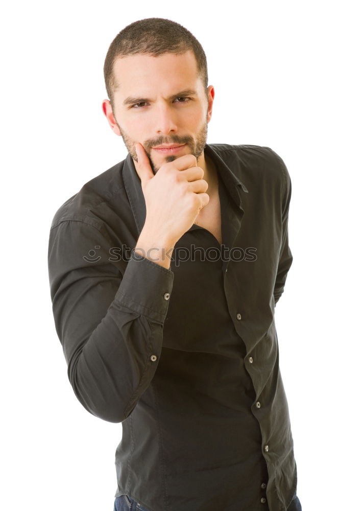 Similar – Image, Stock Photo Portrait of a man in a jumpsuit