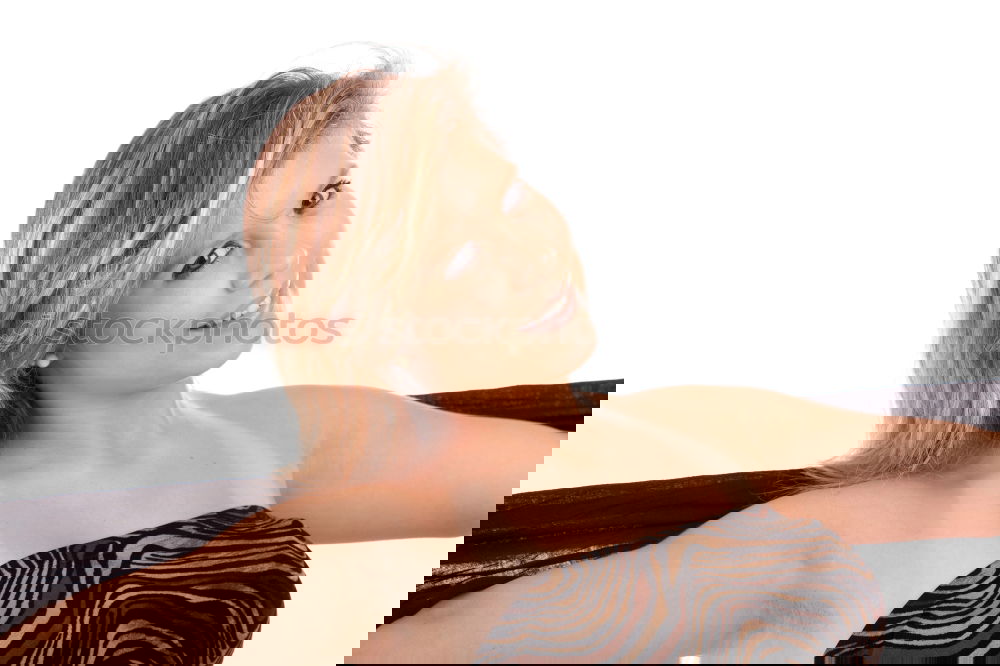 Similar – Image, Stock Photo Woman in an armchair