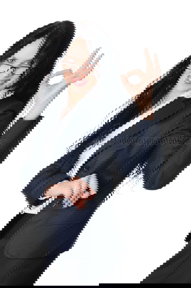 Similar – Image, Stock Photo Strong and young business woman