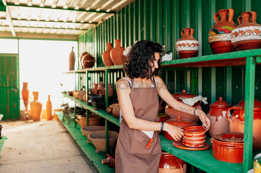 Similar – Image, Stock Photo Asian woman drinking from coconut
