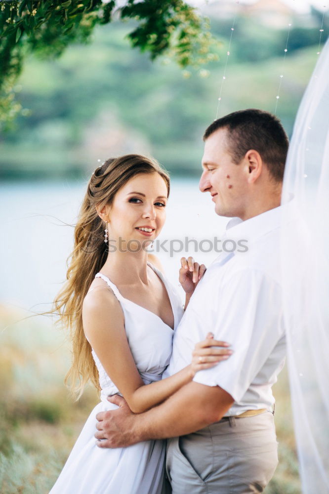 Similar – Image, Stock Photo intimacy between loving couple