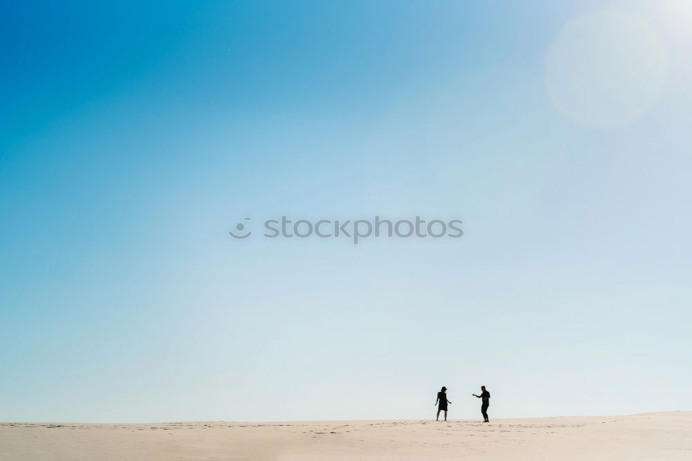 Similar – Image, Stock Photo Excited women lying on cliff