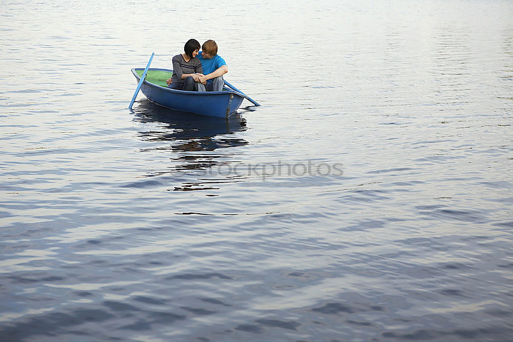 Similar – Image, Stock Photo Boy on plastic swimming aid in the lake