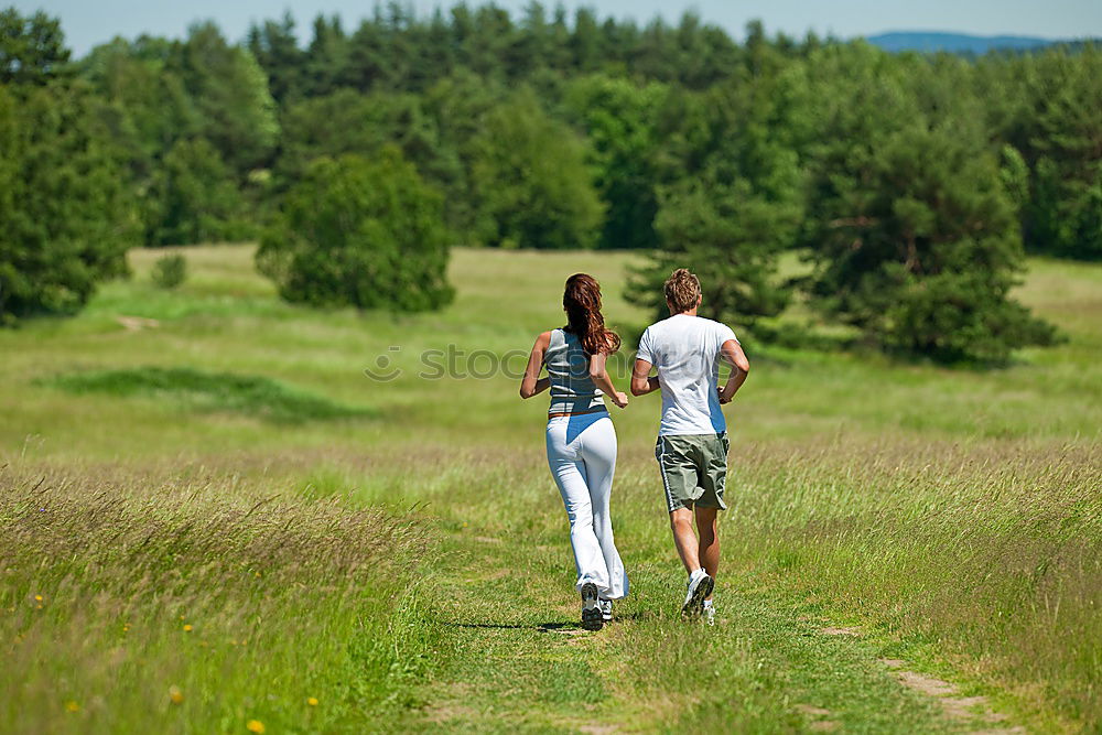 Similar – happy lovers on Holiday in the alps mountains