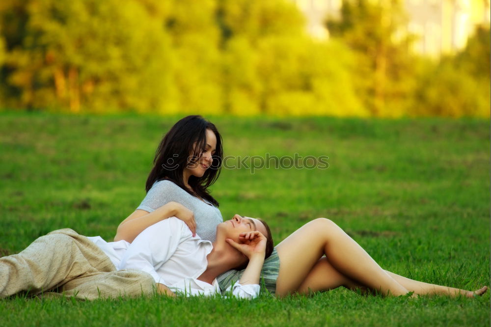 Similar – Image, Stock Photo twosome Couple In pairs