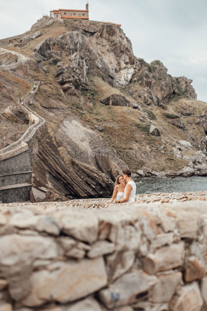 Young woman below the Braunschweiger hut | E5