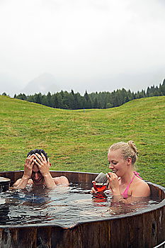 Similar – Image, Stock Photo Sensual couple in plunge tub