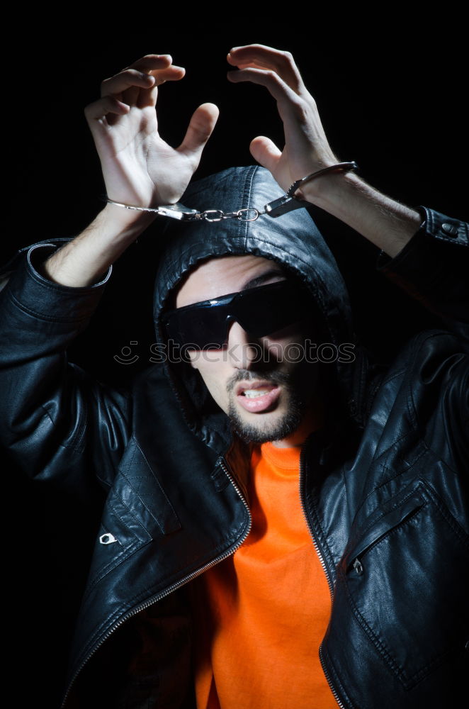 Similar – Confident man wearing stylish sunglasses