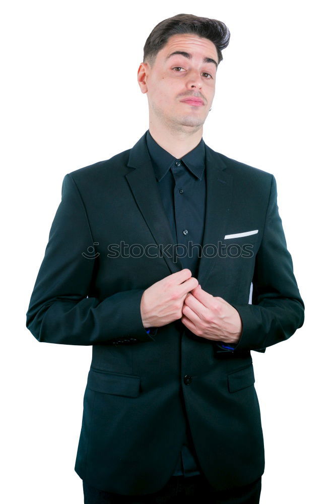 Similar – Image, Stock Photo Bridegroom II Masculine