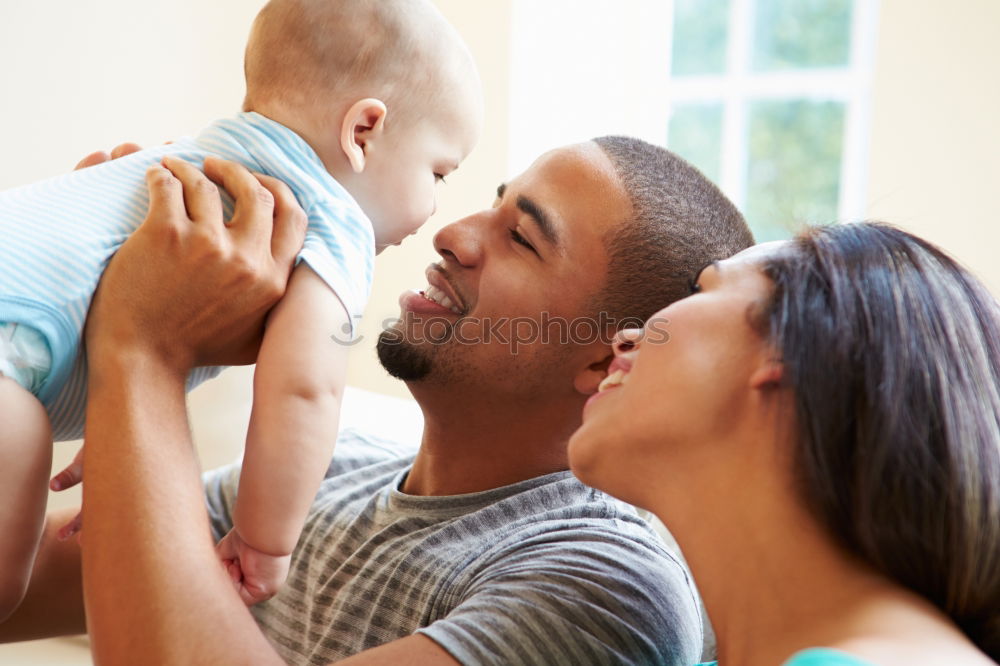 Similar – Image, Stock Photo Happy Family, Mother, Father And Baby.