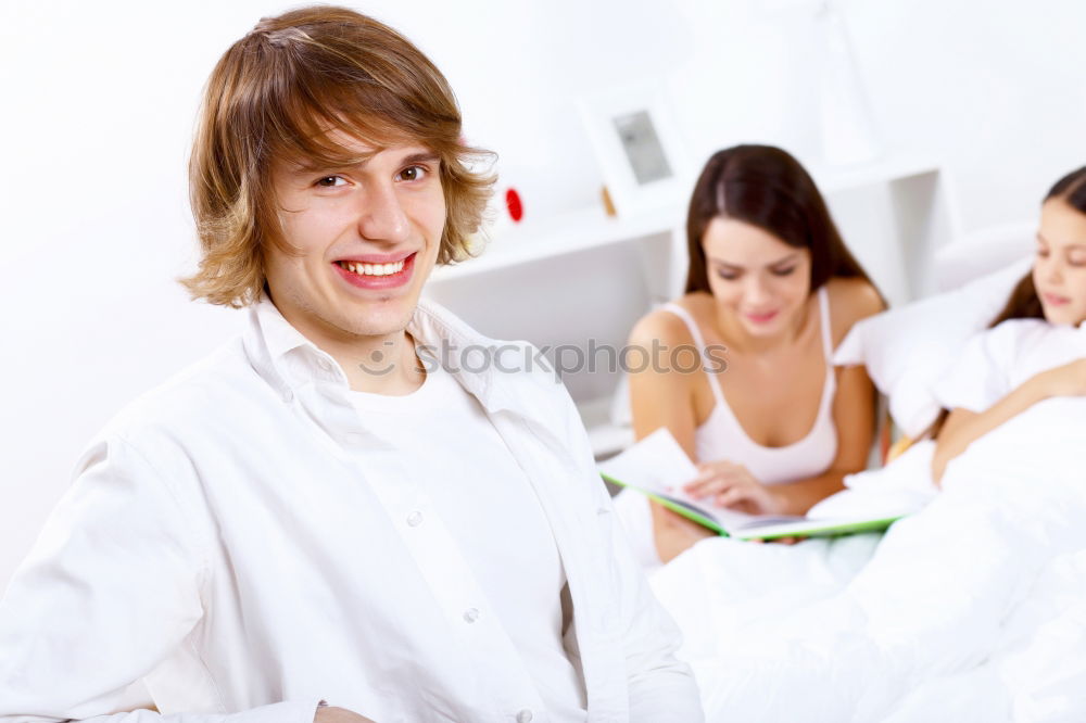 Similar – Female cosmetician applying a facial mask with special cosmetic brush. Beautiful cosmetician looking to the camera