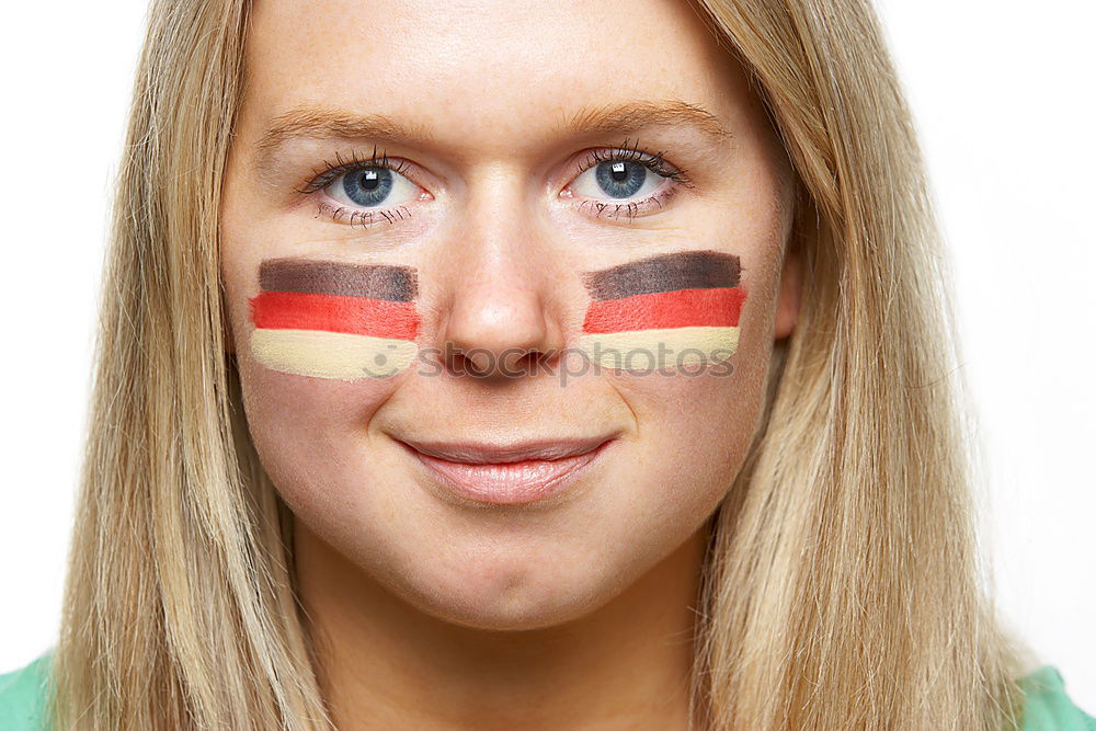 Image, Stock Photo oooh schland … Face