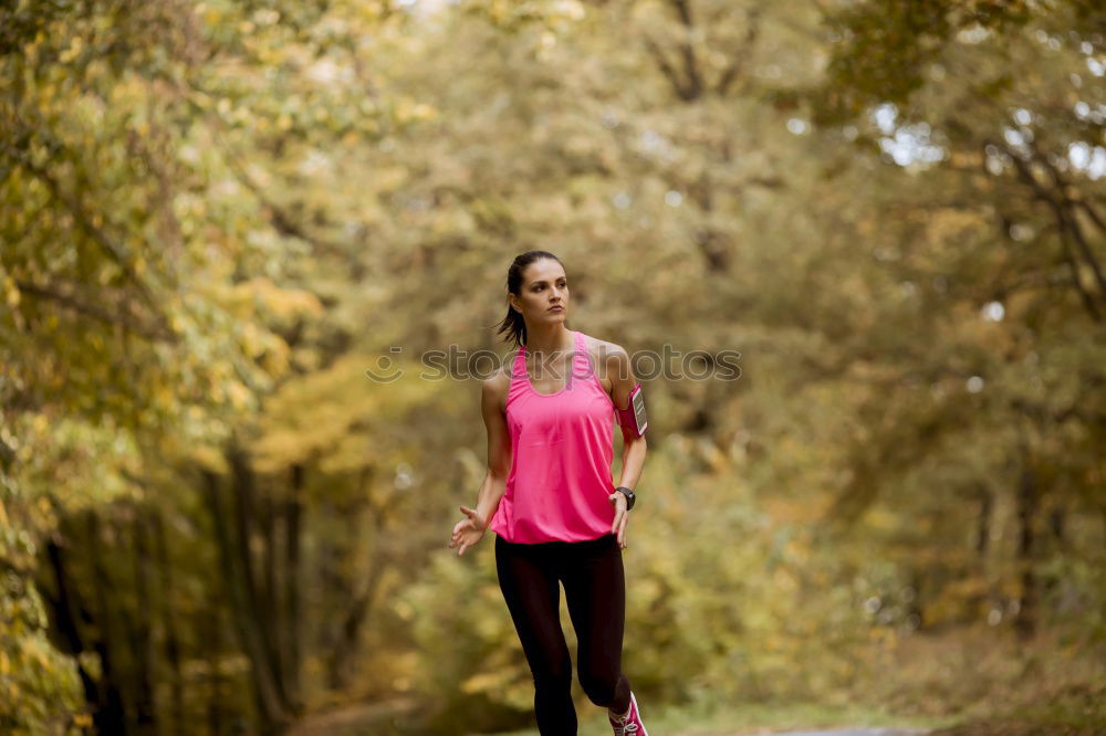 Similar – Image, Stock Photo young runner man by the mountain