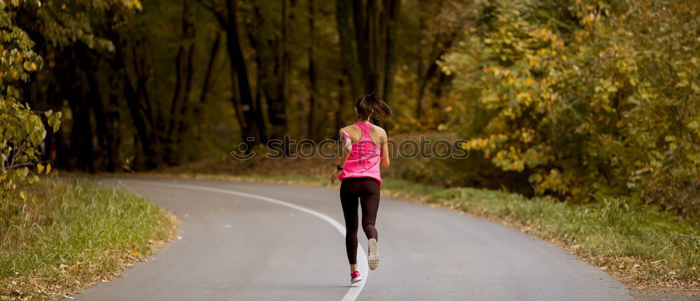 Similar – young woman jogging