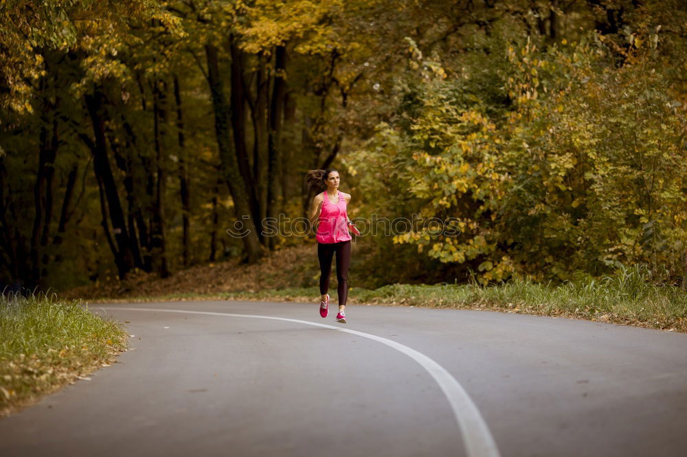 Similar – Image, Stock Photo young runner man by the mountain