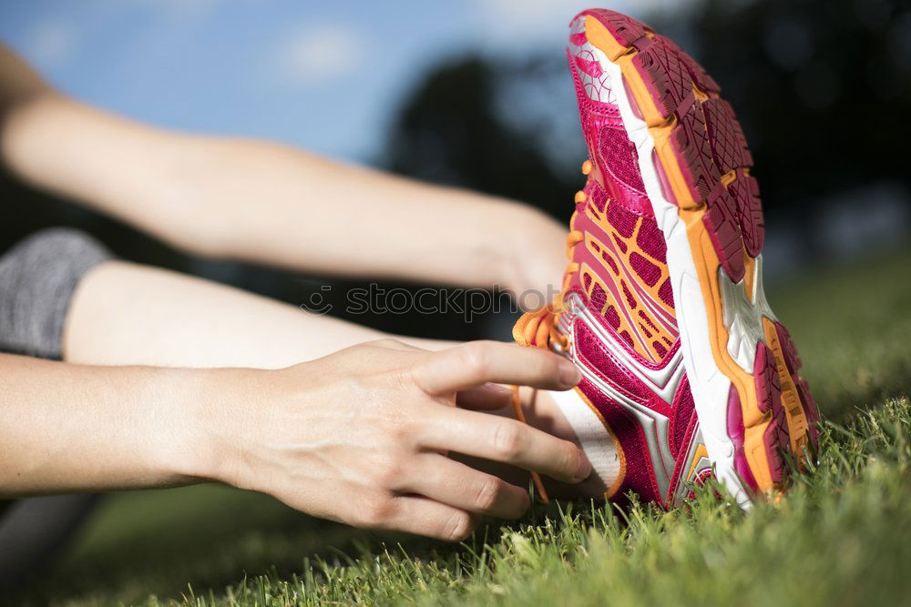 Similar – Image, Stock Photo Soccer player getting ready