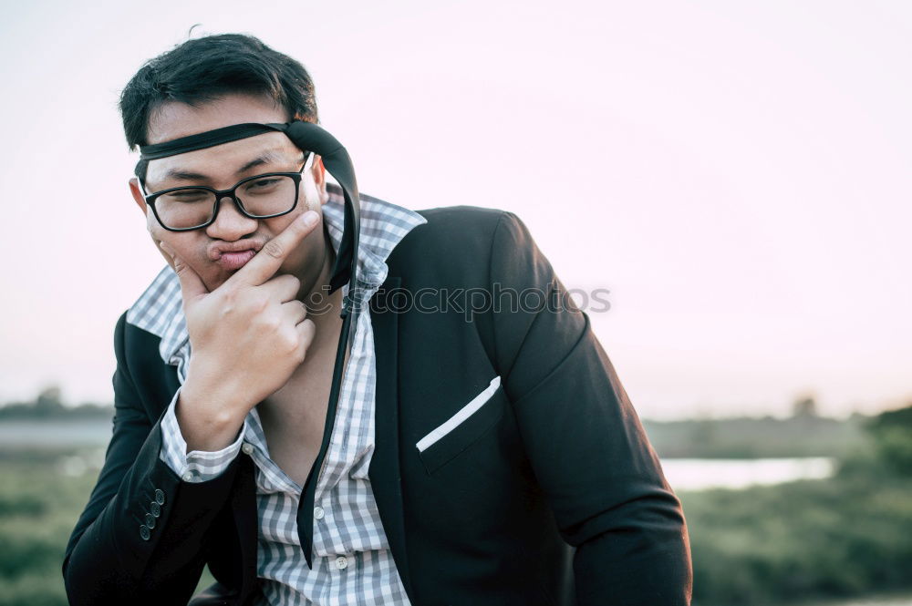 Similar – Image, Stock Photo Attractive guy Lifestyle