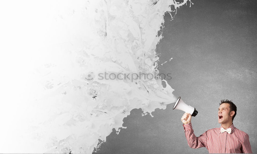 Similar – Image, Stock Photo Flying paper Joy Happy