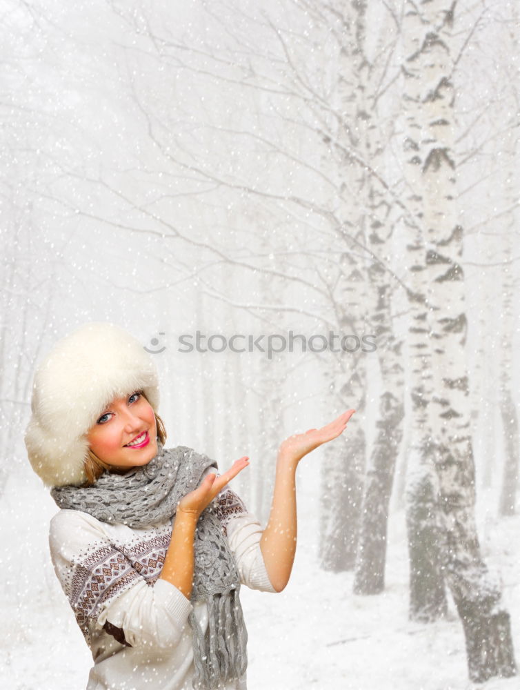 Similar – Image, Stock Photo winter joy Woman