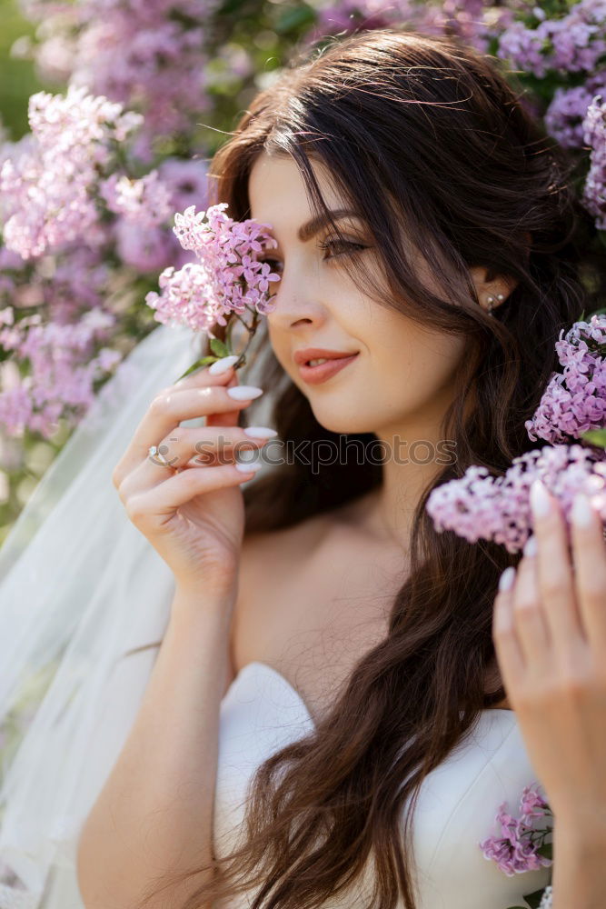 Image, Stock Photo Pretty brunette woman