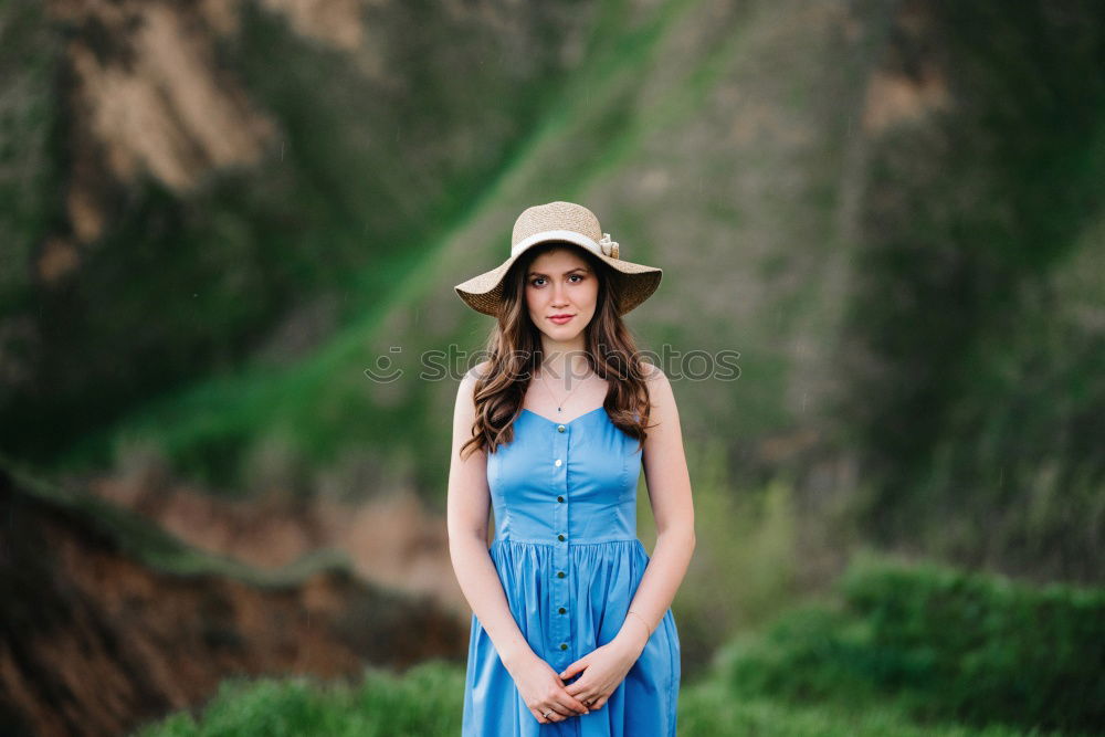 Similar – Image, Stock Photo mountain hiking Happy