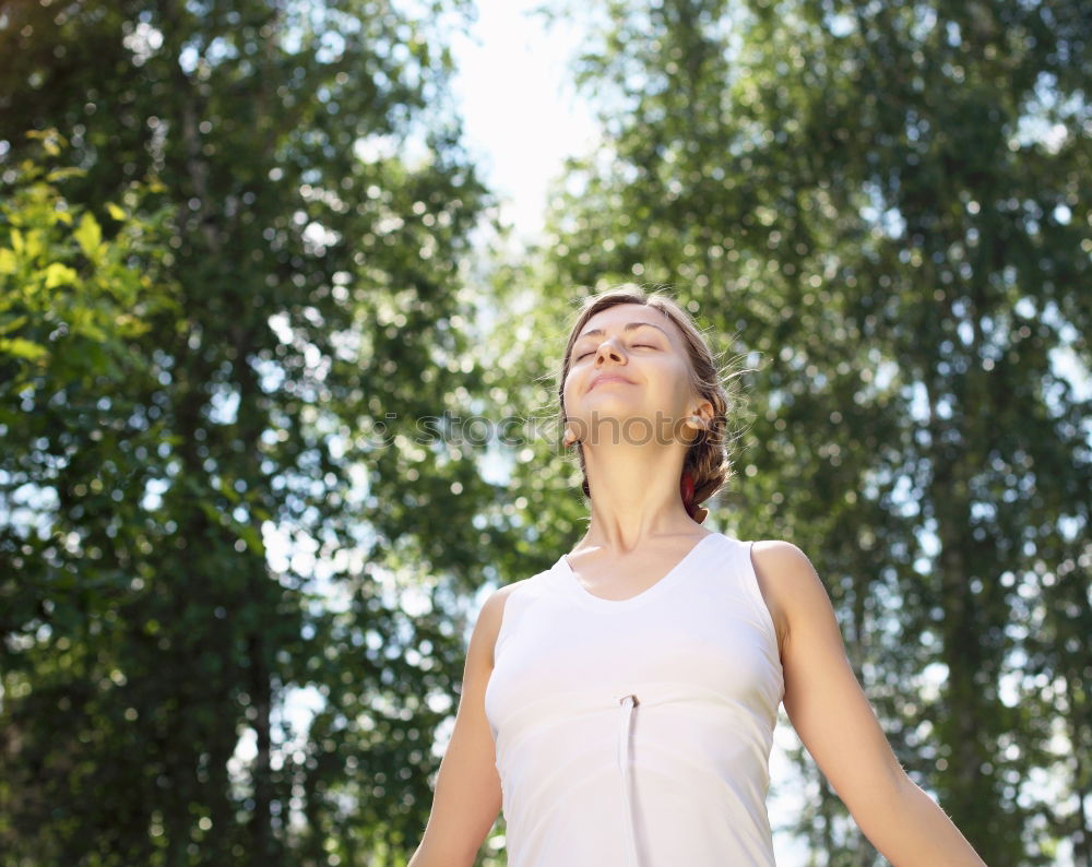 Similar – athletic woman resting