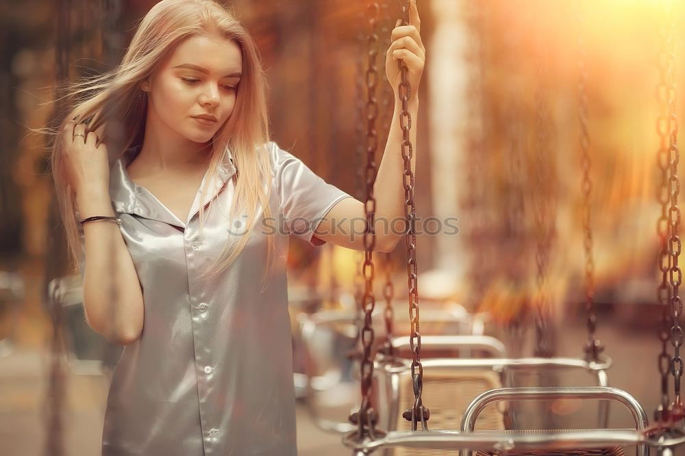 Similar – Image, Stock Photo Portrait of a beautiful young woman