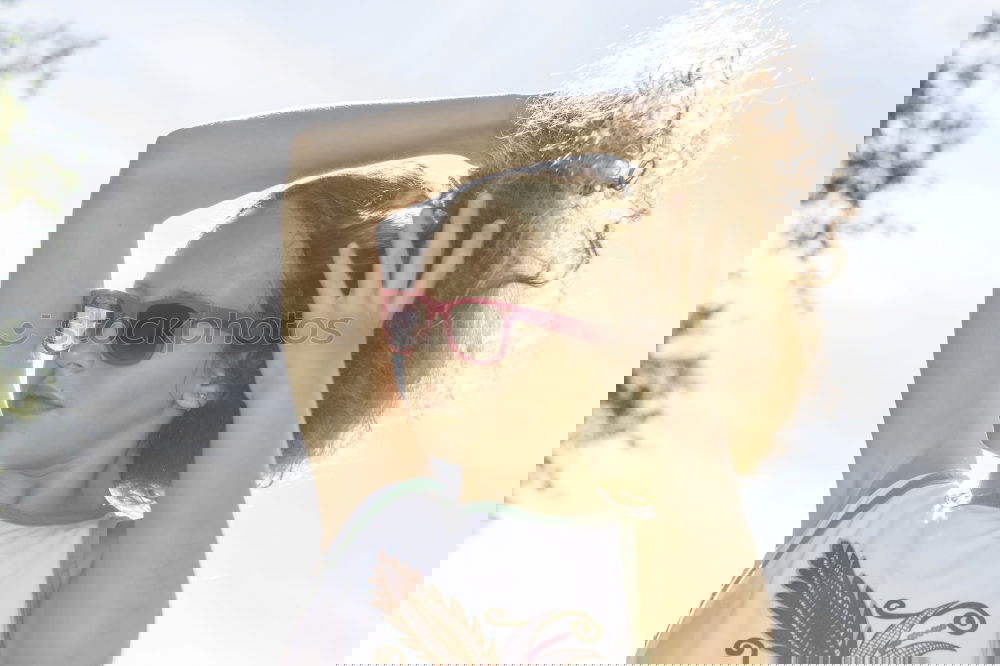 Similar – Image, Stock Photo young woman listening to music