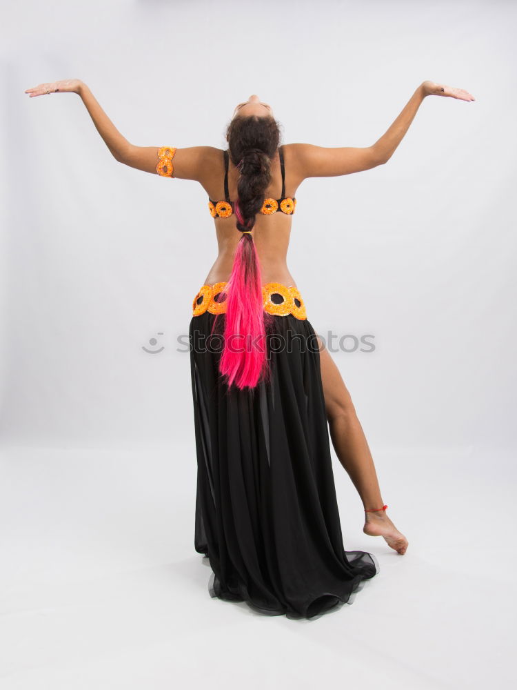 Similar – Young woman dancing in studio