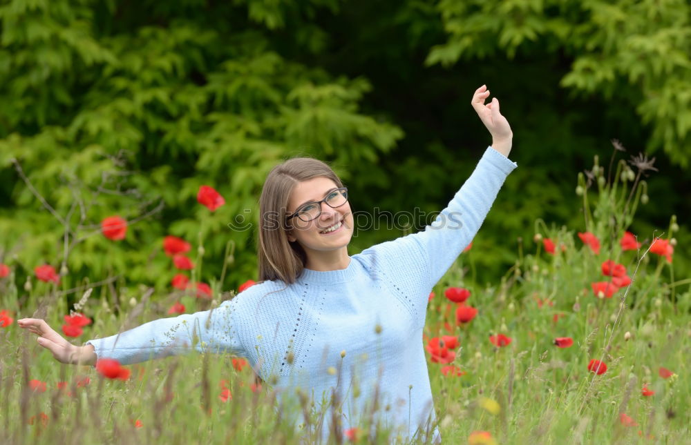 Similar – Image, Stock Photo Picking flowers