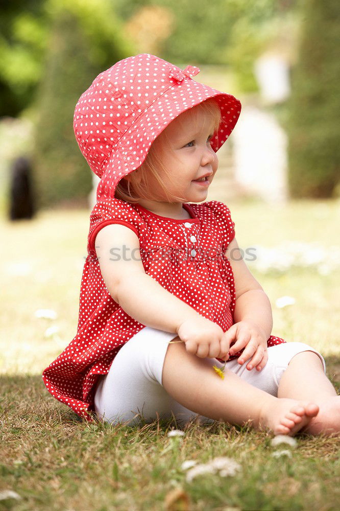 Similar – red Child Girl Red Polka