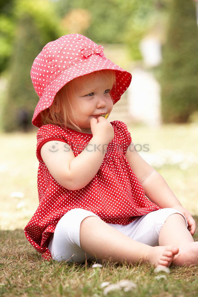 Similar – red Child Girl Red Polka