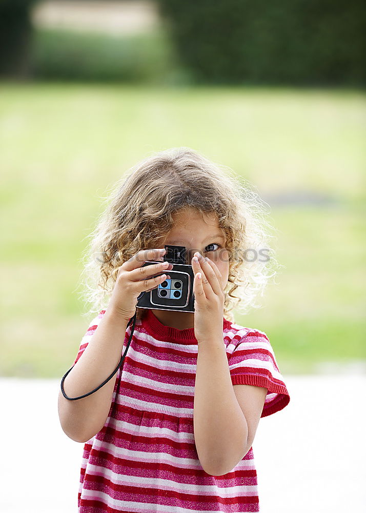 Similar – Image, Stock Photo Happy boy with camera