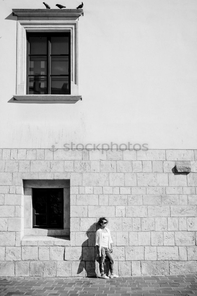 Similar – a man waiting for rain