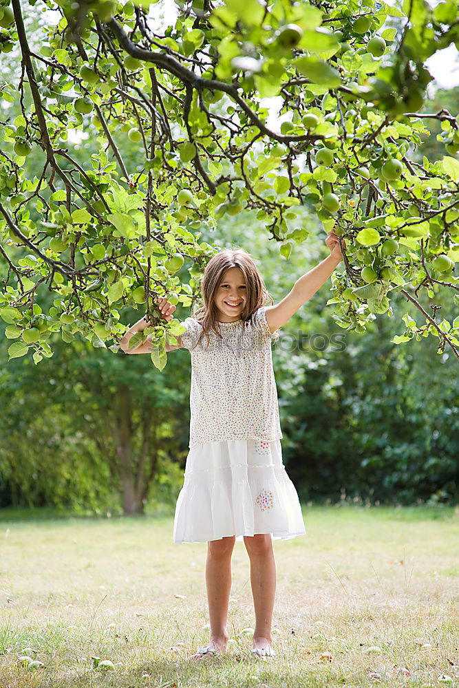 Similar – Image, Stock Photo Apple girl 2 Fruit