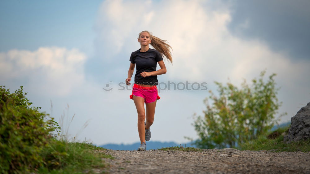 Similar – athletic woman resting