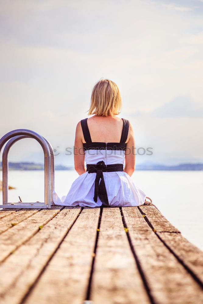 Similar – Image, Stock Photo Little thoughtful boy