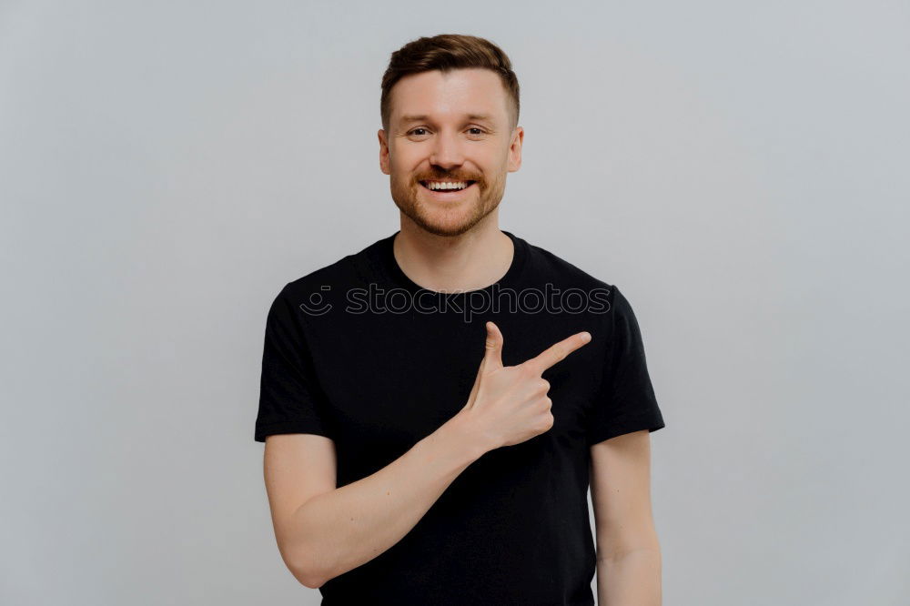 Similar – Image, Stock Photo Yoga teacher portrait. Red hair man with a red beard