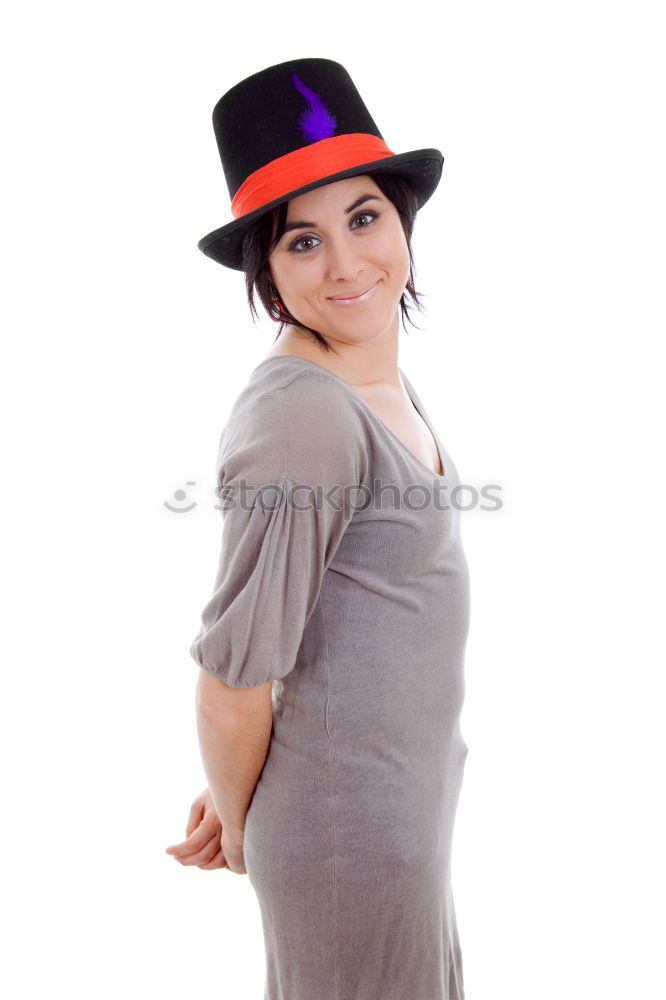 Similar – Image, Stock Photo Stylish pretty Asian woman in hat